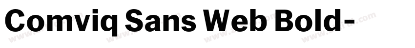 Comviq Sans Web Bold字体转换 Comviq Sans Web Bold字体转换